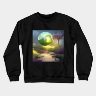 Fairy Garden Glass Ball Crewneck Sweatshirt